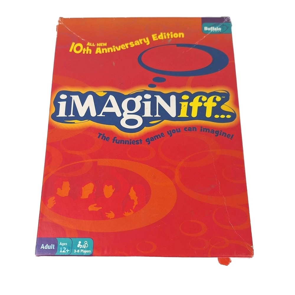 iMAGiNiff 10th Anniversary Edition Board Game Buffalo Games Party FLAWS